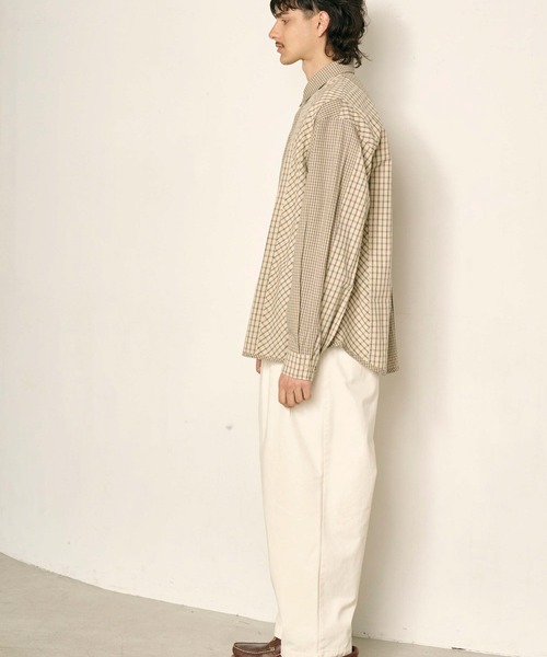 Kelen（ケレン）の「「KELEN MENS / ケレン メンズ」WEYDEN（シャツ/ブラウス・メンズ・ベージュ/ブラウン・38/40/42）」の12枚目の写真
