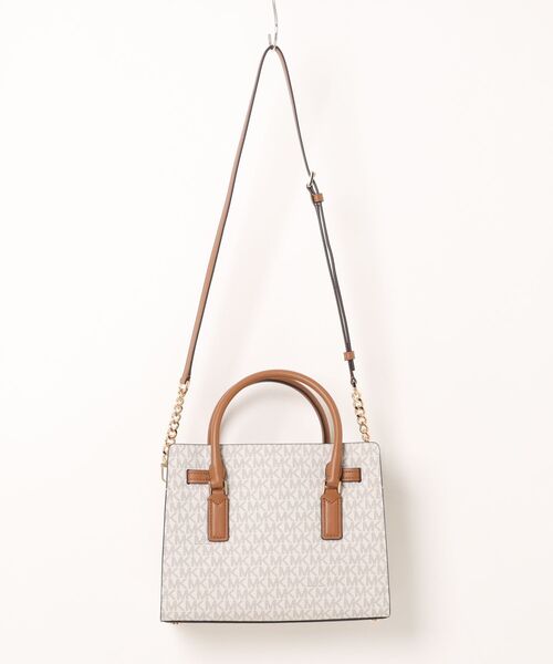 MICHAEL KORS(マイケルコース)の「HAMILTON MODERNE クロスボディバッグ スモール - MKシグネチャー(ハンドバッグ・レディース・ホワイト系その他・FREE)」の5枚目の写真