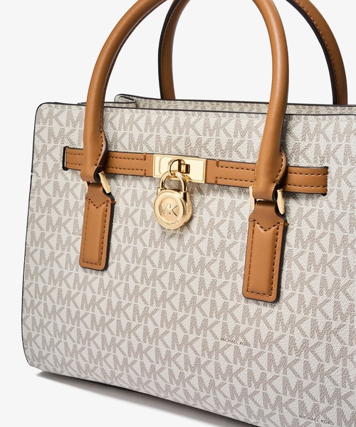 MICHAEL KORS(マイケルコース)の「HAMILTON MODERNE クロスボディバッグ スモール - MKシグネチャー(ハンドバッグ・レディース・ホワイト系その他・FREE)」の7枚目の写真