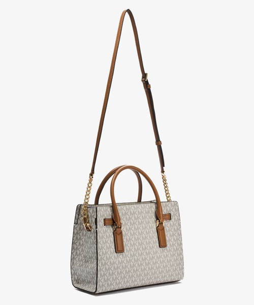 MICHAEL KORS(マイケルコース)の「HAMILTON MODERNE クロスボディバッグ スモール - MKシグネチャー(ハンドバッグ・レディース・ホワイト系その他・FREE)」の3枚目の写真