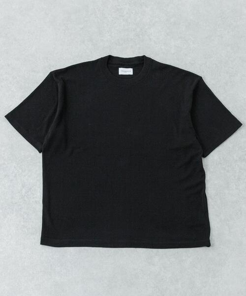 URBAN RESEARCH(アーバンリサーチ)の「new basic SILK NEP T-SHIRTS(Tシャツ/カットソー・メンズ・ブラック/アイボリー・X-LARGE/LARGE/MEDIUM)」の1枚目の写真