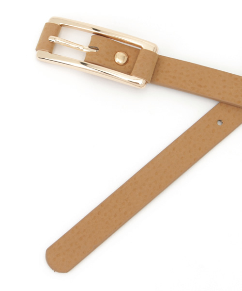 VIS(ビス)の「ジャストウエストベルト(ベルト・レディース・ホワイト/キャメル/ベージュ/ブラック・FREE)」の5枚目の写真
