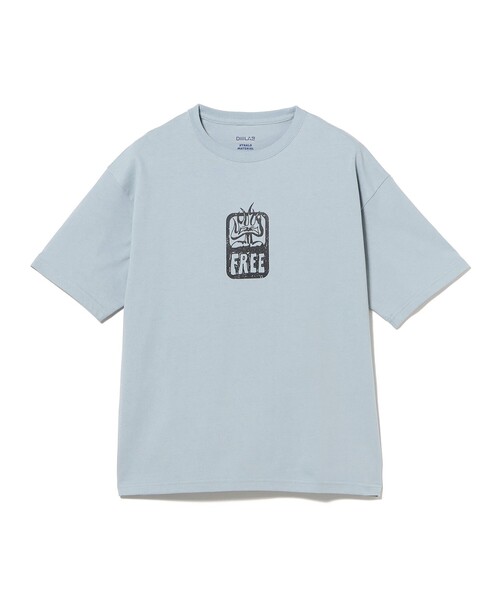 DEMARCOLAB(デマルコラブ)の「DeMarcoLab × Almost Free Services / FREE TEE(Tシャツ/カットソー・メンズ・ライトブルー・XL/L/M)」の1枚目の写真