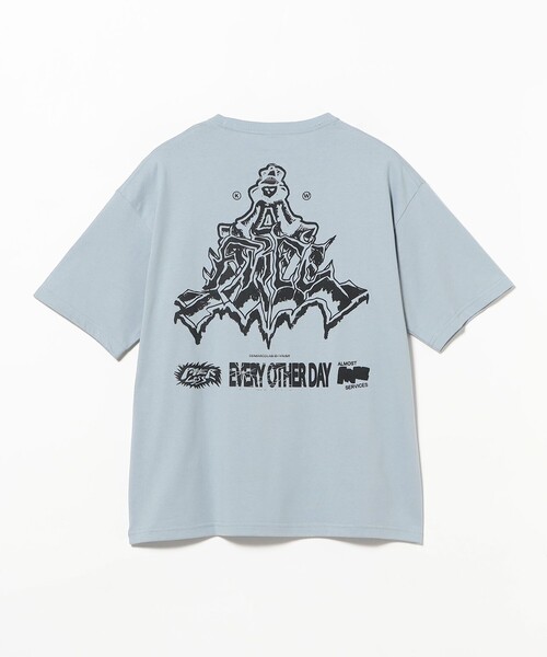 DEMARCOLAB(デマルコラブ)の「DeMarcoLab × Almost Free Services / FREE TEE(Tシャツ/カットソー・メンズ・ライトブルー・XL/L/M)」の4枚目の写真
