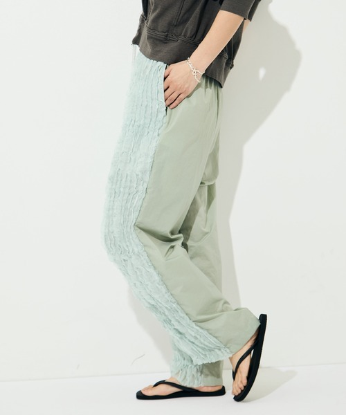muller of yoshiokubo（ミュラーオブヨシオクボ）の「［muller of yoshiokubo/ミュラー オブ ヨシオクボ］RUFFLE CHIFFON PANTS（その他パンツ・レディース・ブラック/ミント/アイボリー・SMALL/MEDIUM）」の11枚目の写真