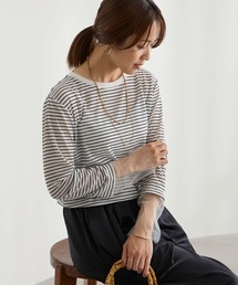 【Aunely】さらっとエアリーチュールスリーブシアープルオーバー〈YOSOOIシリーズ〉
