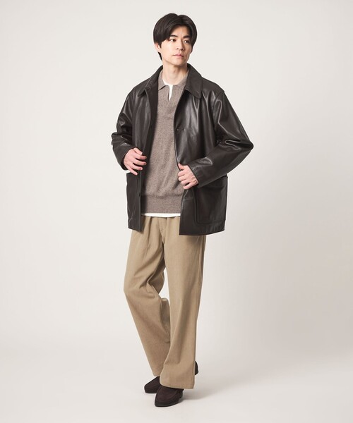 green label relaxing(グリーンレーベルリラクシング)の「コーデュロイ PLAY-PANTS ワイド イージーパンツ W4 -ストレッチ-(その他パンツ・メンズ・ベージュ/ブラック/グレー・S/XL/L/M)」の7枚目の写真