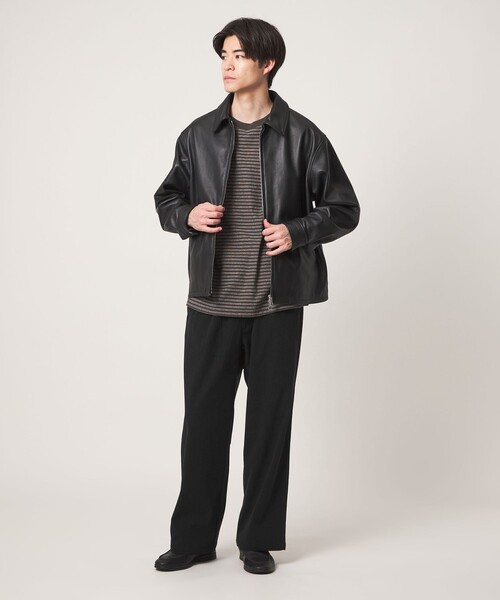 green label relaxing(グリーンレーベルリラクシング)の「コーデュロイ PLAY-PANTS ワイド イージーパンツ W4 -ストレッチ-(その他パンツ・メンズ・ベージュ/ブラック/グレー・S/XL/L/M)」の9枚目の写真
