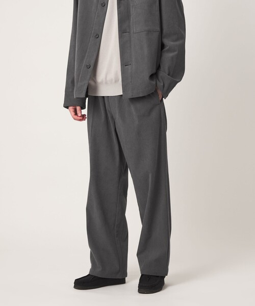 green label relaxing(グリーンレーベルリラクシング)の「コーデュロイ PLAY-PANTS ワイド イージーパンツ W4 -ストレッチ-(その他パンツ・メンズ・ベージュ/ブラック/グレー・S/XL/L/M)」の10枚目の写真
