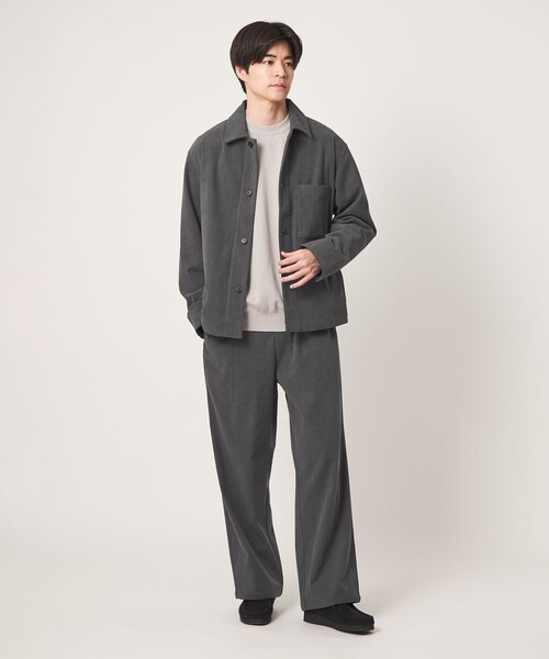 green label relaxing(グリーンレーベルリラクシング)の「コーデュロイ PLAY-PANTS ワイド イージーパンツ W4 -ストレッチ-(その他パンツ・メンズ・ベージュ/ブラック/グレー・S/XL/L/M)」の11枚目の写真