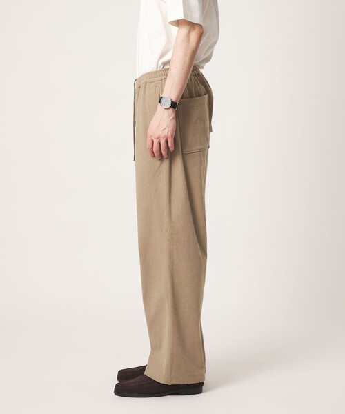 green label relaxing(グリーンレーベルリラクシング)の「コーデュロイ PLAY-PANTS ワイド イージーパンツ W4 -ストレッチ-(その他パンツ・メンズ・ベージュ/ブラック/グレー・S/XL/L/M)」の13枚目の写真