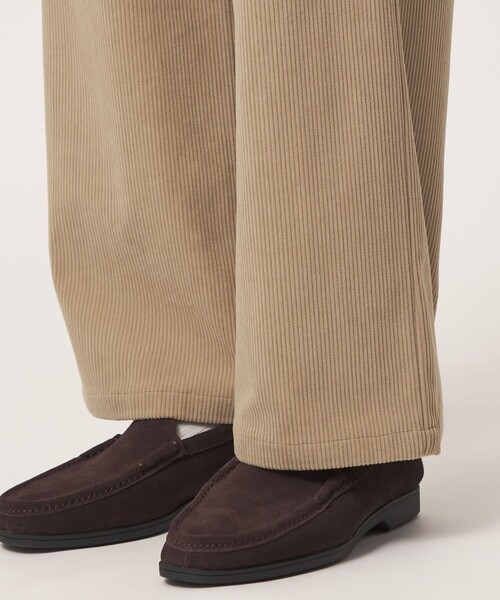 green label relaxing(グリーンレーベルリラクシング)の「コーデュロイ PLAY-PANTS ワイド イージーパンツ W4 -ストレッチ-(その他パンツ・メンズ・ベージュ/ブラック/グレー・S/XL/L/M)」の18枚目の写真