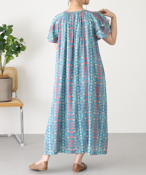 KILKI(キルキー)の「kilki フリルスリーブワンピース アザミ(ワンピース・レディース・ブルー系その他/ホワイト系その他・FREE)」の17枚目の写真