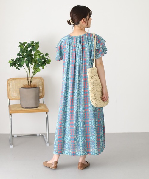 KILKI(キルキー)の「kilki フリルスリーブワンピース アザミ(ワンピース・レディース・ブルー系その他/ホワイト系その他・FREE)」の15枚目の写真