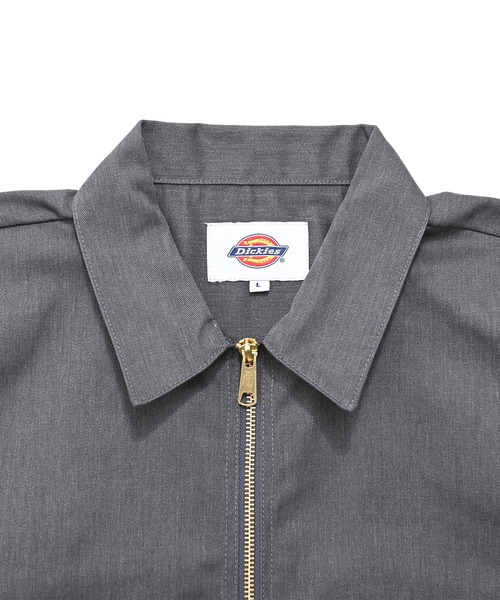 Dickies(ディッキーズ)の「【Dickies】SS HALF ZIP SHIRT 56 / ディッキーズ ハーフジップシャツ(シャツ/ブラウス・メンズ・ベージュ/カーキ/グレー・XL/L/M)」の4枚目の写真