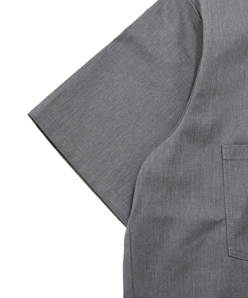 Dickies(ディッキーズ)の「【Dickies】SS HALF ZIP SHIRT 56 / ディッキーズ ハーフジップシャツ(シャツ/ブラウス・メンズ・ベージュ/カーキ/グレー・XL/L/M)」の5枚目の写真