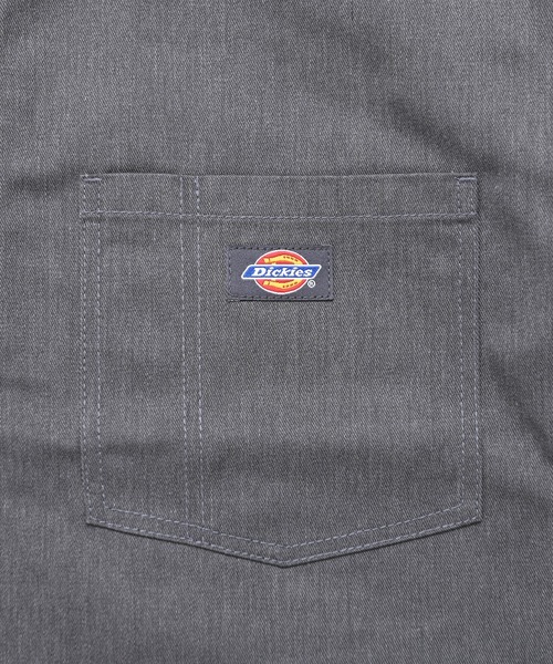 Dickies(ディッキーズ)の「【Dickies】SS HALF ZIP SHIRT 56 / ディッキーズ ハーフジップシャツ(シャツ/ブラウス・メンズ・ベージュ/カーキ/グレー・XL/L/M)」の6枚目の写真