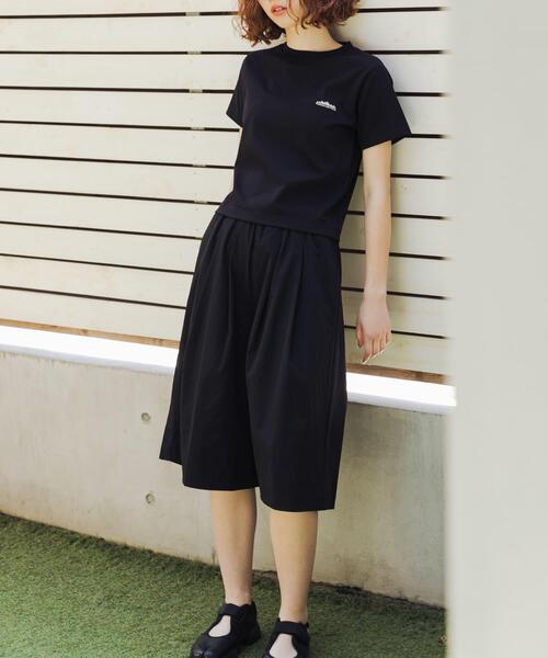 THOUSAND MILE(サウザンドマイル)の「『撥水/吸水速乾/UVカット』『別注』THOUSAND MILE×URBAN RESEARCH MID LENGTH TUCK PANTS(その他パンツ・レディース・ブラック・FREE)」の3枚目の写真