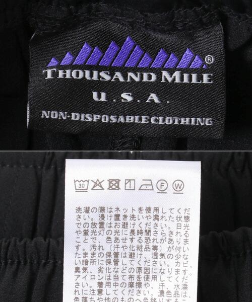 THOUSAND MILE(サウザンドマイル)の「『撥水/吸水速乾/UVカット』『別注』THOUSAND MILE×URBAN RESEARCH MID LENGTH TUCK PANTS(その他パンツ・レディース・ブラック・FREE)」の14枚目の写真