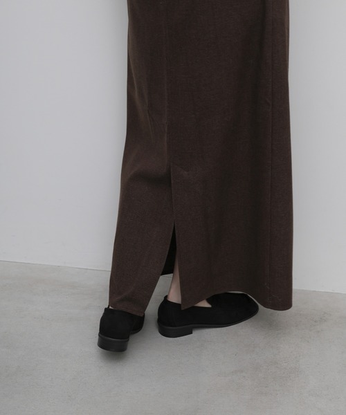 select MOCA(セレクトモカ)の「ウールライクIラインスカート(スカート・レディース・ブラウン/チャコールグレー・SMALL/MEDIUM/LARGE)」の22枚目の写真