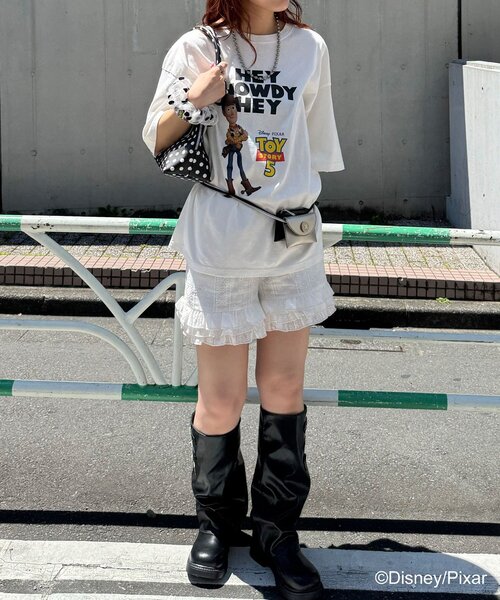 CIAOPANIC(チャオパニック)の「【TOY STORY/トイ・ストーリー】アソートグラフィックTシャツ(Tシャツ/カットソー・レディース・ホワイト系その他/ホワイト系その他2/ホワイト系その他3/ホワイト・FREE)」の21枚目の写真