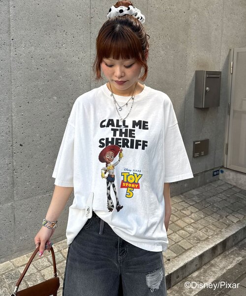 CIAOPANIC(チャオパニック)の「【TOY STORY/トイ・ストーリー】アソートグラフィックTシャツ(Tシャツ/カットソー・レディース・ホワイト系その他/ホワイト系その他2/ホワイト系その他3/ホワイト・FREE)」の17枚目の写真
