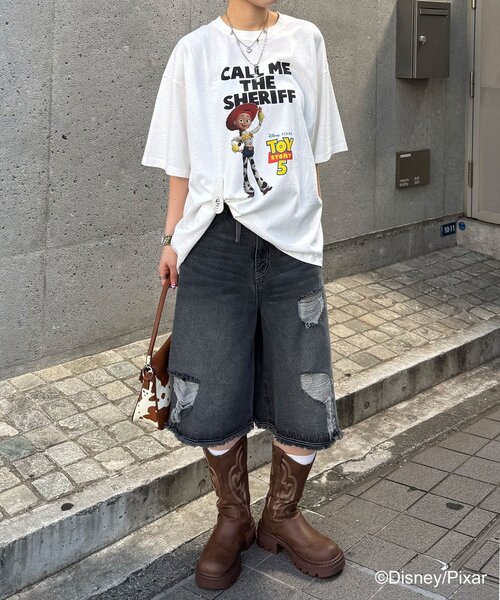 CIAOPANIC(チャオパニック)の「【TOY STORY/トイ・ストーリー】アソートグラフィックTシャツ(Tシャツ/カットソー・レディース・ホワイト系その他/ホワイト系その他2/ホワイト系その他3/ホワイト・FREE)」の15枚目の写真