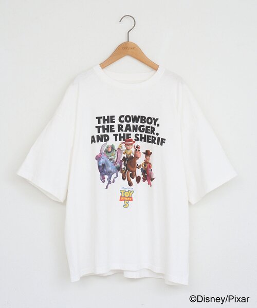 CIAOPANIC(チャオパニック)の「【TOY STORY/トイ・ストーリー】アソートグラフィックTシャツ(Tシャツ/カットソー・レディース・ホワイト系その他/ホワイト系その他2/ホワイト系その他3/ホワイト・FREE)」の6枚目の写真