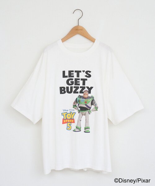 CIAOPANIC(チャオパニック)の「【TOY STORY/トイ・ストーリー】アソートグラフィックTシャツ(Tシャツ/カットソー・レディース・ホワイト系その他/ホワイト系その他2/ホワイト系その他3/ホワイト・FREE)」の5枚目の写真