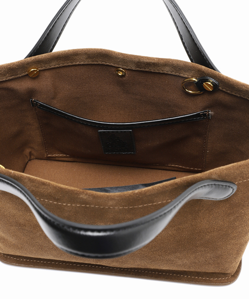 U by SPICK&SPAN(ユーバイスピックアンドスパン)の「ARTESANOS / アルテサノス ポーチ付きスウェード トートバッグ(トートバッグ・レディース・キャメル・FREE)」の14枚目の写真