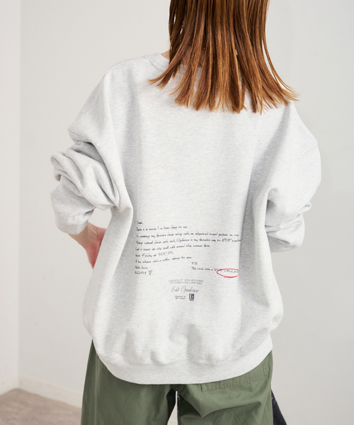 U by SPICK&SPAN(ユーバイスピックアンドスパン)の「photo print スウェット(スウェット・レディース・ネイビー/ライトグレー/ホワイト・FREE)」の10枚目の写真