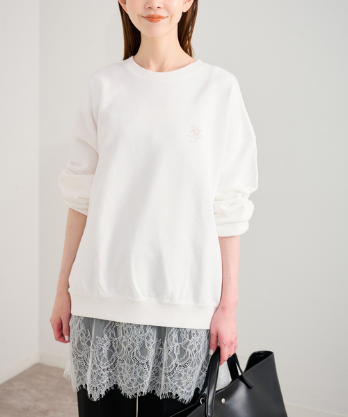 U by SPICK&SPAN(ユーバイスピックアンドスパン)の「photo print スウェット(スウェット・レディース・ネイビー/ライトグレー/ホワイト・FREE)」の21枚目の写真