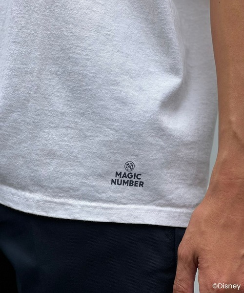 MAGIC NUMBER(マジック ナンバー)の「【MAGIC NUMBER/Good On】Mickey Mouse/Mid-century style TEE B(Tシャツ/カットソー・メンズ・ブラック/ブルー/キナリ/ホワイト・SMALL/MEDIUM/X-LARGE/LARGE/XX-LARGE)」の16枚目の写真