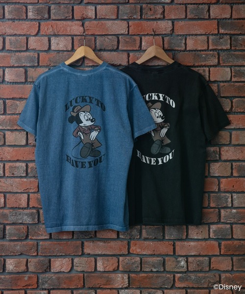 MAGIC NUMBER(マジック ナンバー)の「【MAGIC NUMBER/Good On】Mickey Mouse/Mid-century style TEE B(Tシャツ/カットソー・メンズ・ブラック/ブルー/キナリ/ホワイト・SMALL/MEDIUM/X-LARGE/LARGE/XX-LARGE)」の5枚目の写真