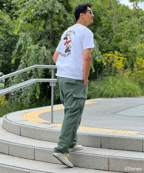 MAGIC NUMBER(マジック ナンバー)の「【MAGIC NUMBER/Good On】Mickey Mouse/Mid-century style TEE B(Tシャツ/カットソー・メンズ・ブラック/ブルー/キナリ/ホワイト・SMALL/MEDIUM/X-LARGE/LARGE/XX-LARGE)」の6枚目の写真