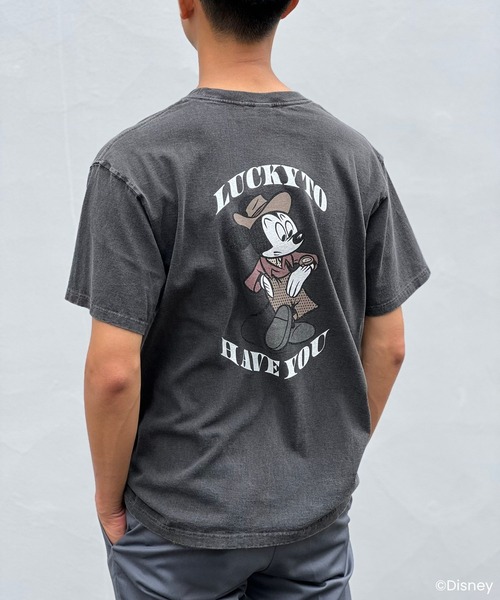 MAGIC NUMBER(マジック ナンバー)の「【MAGIC NUMBER/Good On】Mickey Mouse/Mid-century style TEE B(Tシャツ/カットソー・メンズ・ブラック/ブルー/キナリ/ホワイト・SMALL/MEDIUM/X-LARGE/LARGE/XX-LARGE)」の19枚目の写真