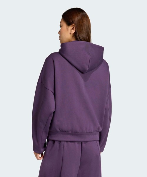 adidas(アディダス)の「adidas Z.N.E. フルジップパーカー / アディダス adidas(パーカー・レディース・バイオレット・XX-LARGE/LARGE/MEDIUM/SMALL/X-LARGE/X-SMALL)」の2枚目の写真