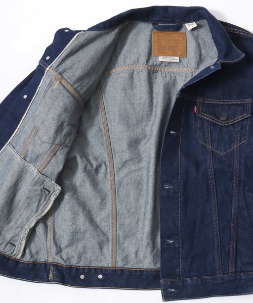 Levi's(リーバイス)の「Levi's/リーバイス TYPE-Ⅲ TRUCKER/オーバーサイズ 3rd セルビッジ デニムトラッカージャケット/Gジャン/レディース メンズ(デニムジャケット・メンズ・ワンウォッシュ・L/M/S/XL)」の14枚目の写真