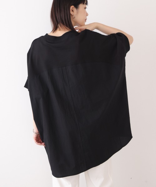 Bou Jeloud（ブージュルード）の「BIGシルエットプルオーバー（Tシャツ/カットソー・レディース・ブラック/カーキ/ネイビー・FREE）」の10枚目の写真