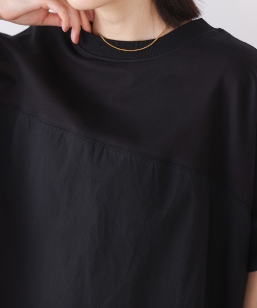 Bou Jeloud（ブージュルード）の「BIGシルエットプルオーバー（Tシャツ/カットソー・レディース・ブラック/カーキ/ネイビー・FREE）」の12枚目の写真