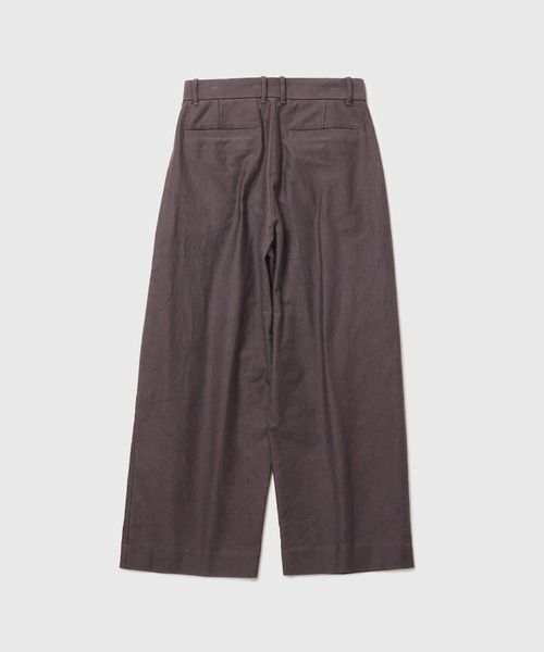 ADAM ET ROPE'（アダムエロペ）の「モールスキンバギースラックス（スラックス・メンズ・ダークブラウン/チャコールグレー・L/M）」の10枚目の写真
