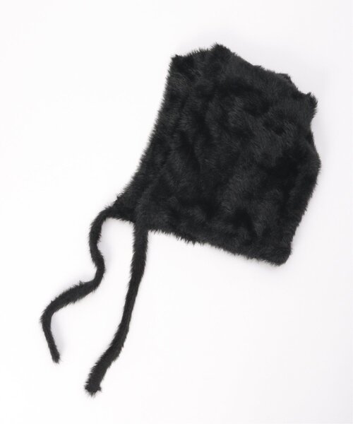 VENCEEXCHANGE(ヴァンスエクスチェンジ)の「シャギーネコ耳ニット帽(ニットキャップ/ビーニー・レディース・ブラウン/オフホワイト/ブラック・FREE)」の10枚目の写真