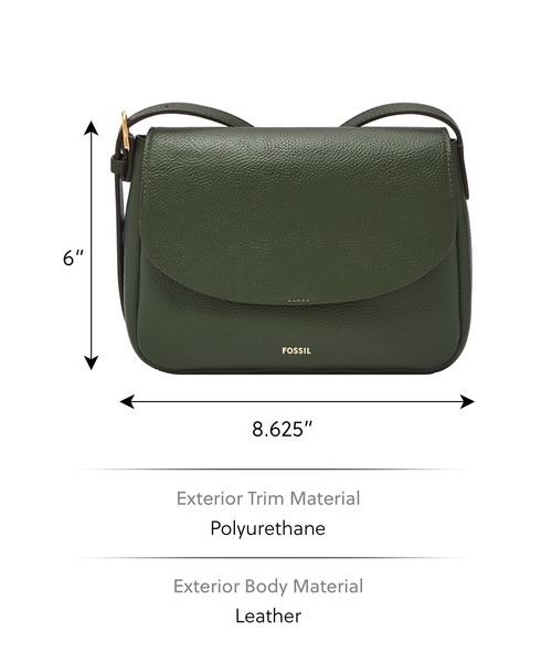 FOSSIL(フォッシル)の「フォッシル 斜めがけバッグ レディース レザー グリーン スマホ収納可 SHB3306305(ショルダーバッグ・レディース・グリーン・FREE)」の5枚目の写真