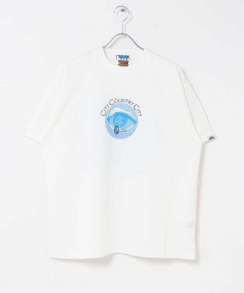CITY COUNTRY CITY（シティーカントリーシティー）の「CITY COUNTRY CITY　COTTON T-SHIRT PLOY AA（Tシャツ/カットソー・メンズ・ホワイト/ブラック・MEDIUM/LARGE/X-LARGE）」の17枚目の写真