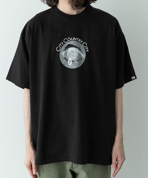 CITY COUNTRY CITY（シティーカントリーシティー）の「CITY COUNTRY CITY　COTTON T-SHIRT PLOY AA（Tシャツ/カットソー・メンズ・ホワイト/ブラック・MEDIUM/LARGE/X-LARGE）」の7枚目の写真