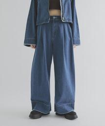 THE GOODLAND MARKET | cwtch ORGANIC DENIM WIDEPANTS V(デニムパンツ)