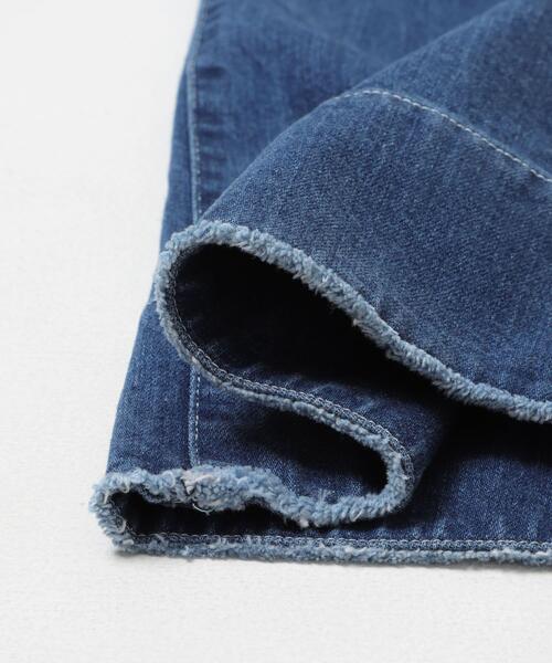 THE GOODLAND MARKET(ザグッドランドマーケット)の「cwtch ORGANIC DENIM WIDEPANTS V(デニムパンツ・レディース・ライトインディゴブルー・2/1)」の14枚目の写真