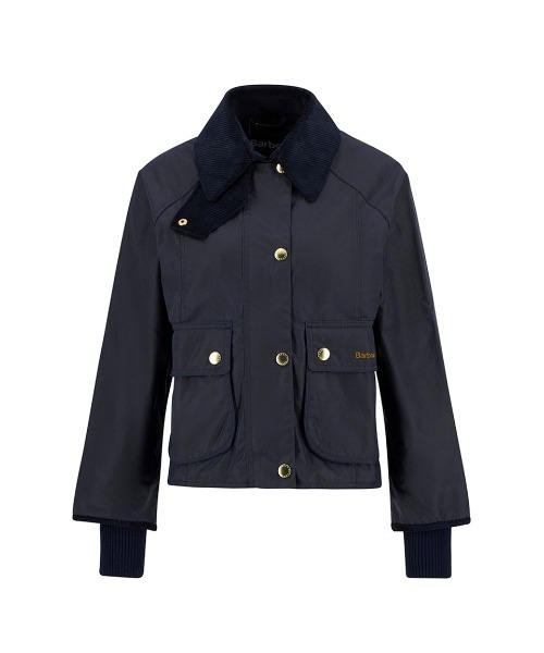 Barbour(バブアー)の「【CROPPED BEADNELL/クロップドビードネル】ワックス ジャケット(レディース)(その他アウター・レディース・ブラック/グリーン/ネイビー・8/10/12)」の1枚目の写真