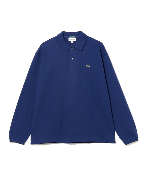 LACOSTE(ラコステ)の「【別注】LACOSTE / ヘビーカノコ ロングスリーブ ポロ(ポロシャツ・メンズ・ネイビー/ブラック/レッド系その他7・SMALL/MEDIUM/LARGE/X-LARGE)」の4枚目の写真