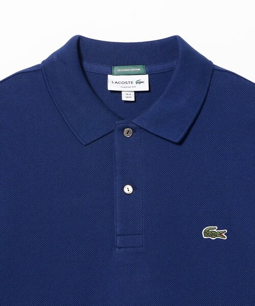 LACOSTE(ラコステ)の「【別注】LACOSTE / ヘビーカノコ ロングスリーブ ポロ(ポロシャツ・メンズ・ネイビー/ブラック/レッド系その他7・SMALL/MEDIUM/LARGE/X-LARGE)」の5枚目の写真
